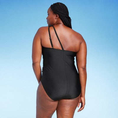 New - Kona Sol Women's One Piece Swimsuit Tummy Control Ruched Swimwear Kona SolBullseye Deals
