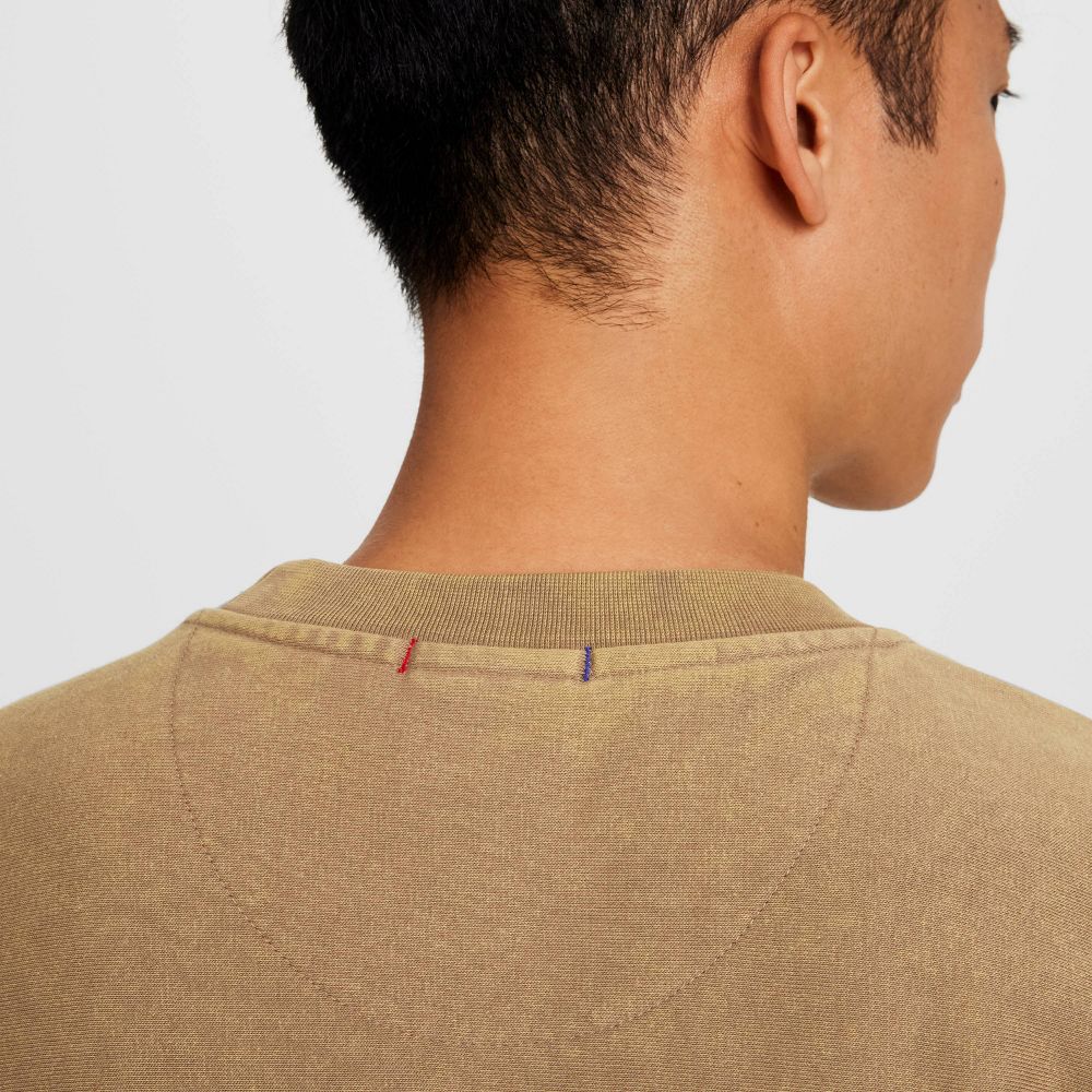 New - Champion Men's Washed Sweatshirt - Sand Pepper S