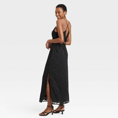 New - A New Day Women's Jacquard Maxi Summer Slip Dress Sundress A New DayBullseye Deals