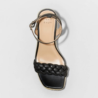 Open Box - A New Day Women's Espadrille Wedge Heels Sandals Memory Foam Insoles A New DayBullseye Deals