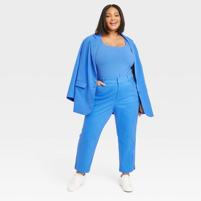 Ava & Viv Womens Plus High Rise Slim Fit Ankle Tapered Pants Midweight Ava & VivBullseye Deals