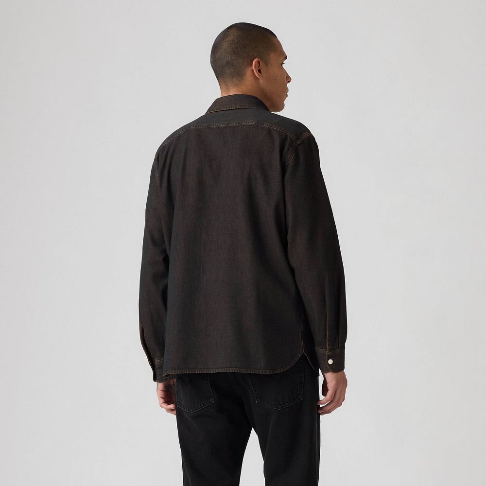 New - Levi's® Men's Worker Standard Fit Long Sleeve Button-Down Shirt - Tobacco Brown XXL
