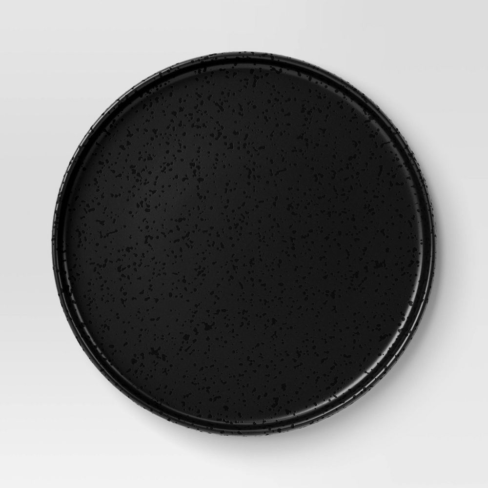 New - 12pc Stoneware Stella Dinnerware Set Black - Threshold™