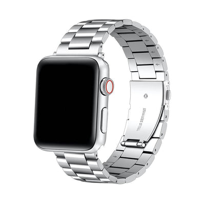 New - Posh Tech Maxwell Stainless Steel Smart Watch Band, Universal Fit for Apple Watch, Samsung Galaxy, Garmin 20mm - Silver