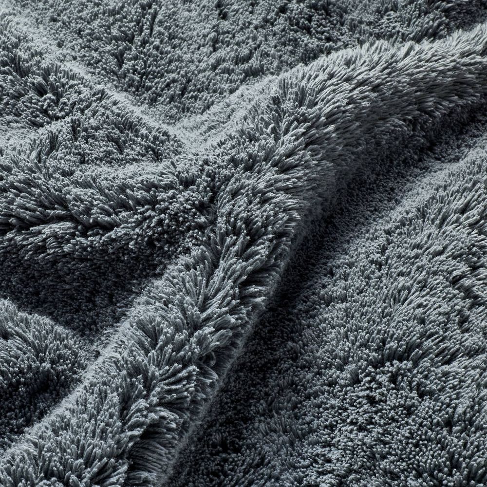 New - 21"x34" Modal Plush Bath Rug Mineral Gray - Casaluna™