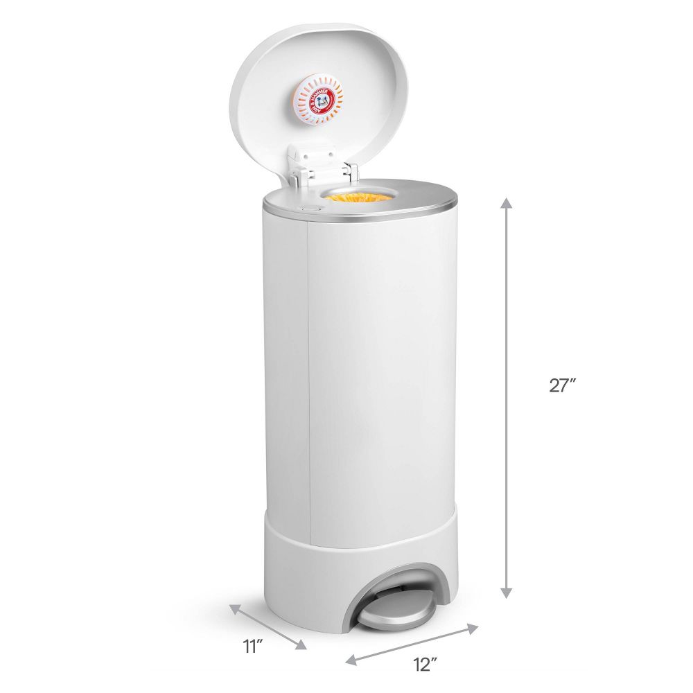 New - Munchkin STEP Diaper Pail, Powered by Arm & Hammer