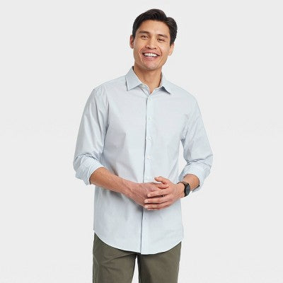 Goodfellow & Co Men's Performance Button Down Dress Shirt Long Sleeve Goodfellow & CoBullseye Deals