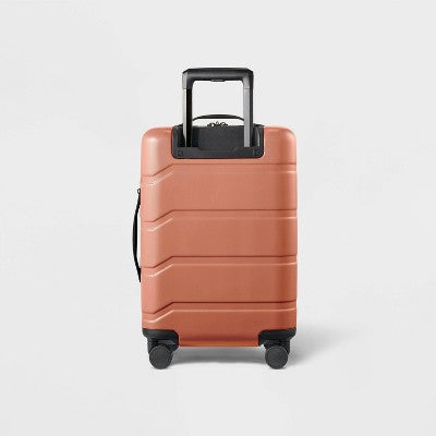 Open Story Hardside Carry On Luggage Hardshell Spinner Suitcase Open StoryBullseye Deals