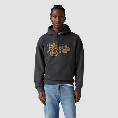 New - Levi's® Men's Relaxed Fit Pullover Hoodie Sweatshirt - Phantom 2 Horse XXL