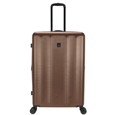 Skyline Hardside Large Checked Spinner Suitcase SkylineBullseye Deals