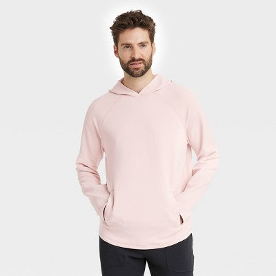 New - All In Motion Men's Pullover Hooded Waffle Knit Hoodie Athletic Fit All in MotionBullseye Deals