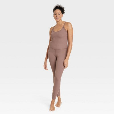 All In Motion Women's Bodysuit Workouts Yoga Active Jumpsuit All In MotionBullseye Deals