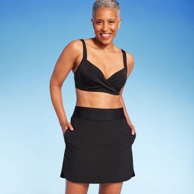 Lands' End Women's Swim Skort Swimwear Skirt Bottom Swimsuit UPF 50+ Lands' EndBullseye Deals