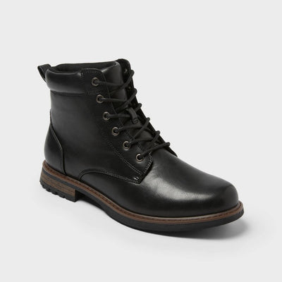 Open Box - Men's Jeffrey Combat Boots - Goodfellow & Co™ Black 9.5
