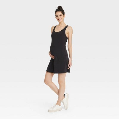 New - Isabel Maternity Women's Midi Active Dress with Shorts Isabel Maternity by Ingrid & IsabelBullseye Deals