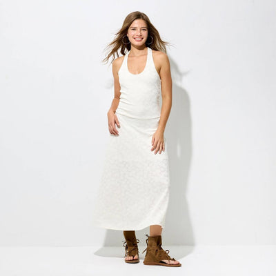 New - Women's Knit Midi Dress - Wild Fable™ Cream L
