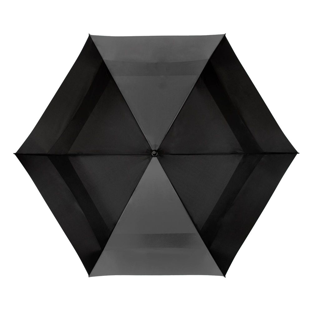 New - ShedRain Vortex 62 in Golf Umbrella - Black/Charcoal: Auto-Open, Solid Polyester, Plastic Handle