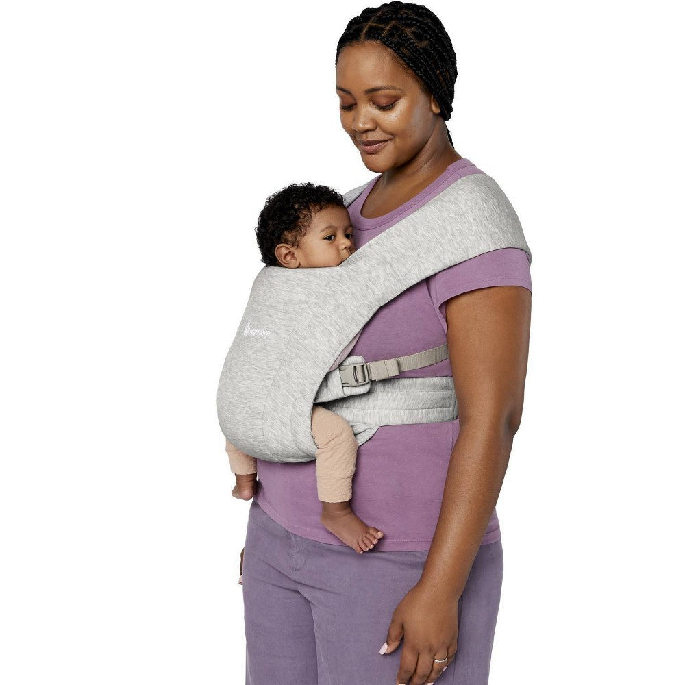 Ergobaby Embrace Soft Gray Baby Wrap Sling For 0-6 Months ErgobabyBullseye Deals
