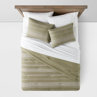 New - Threshold Cotton Comforter Set Jack and Tack ThresholdBullseye Deals