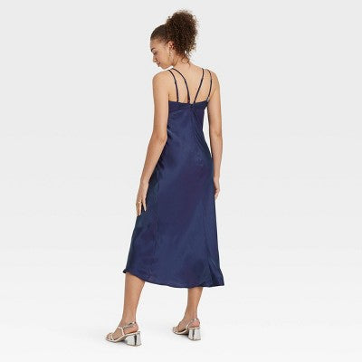 white christmas dresses Wild Fable New - Women's Iridescent Maxi Slip Dress
