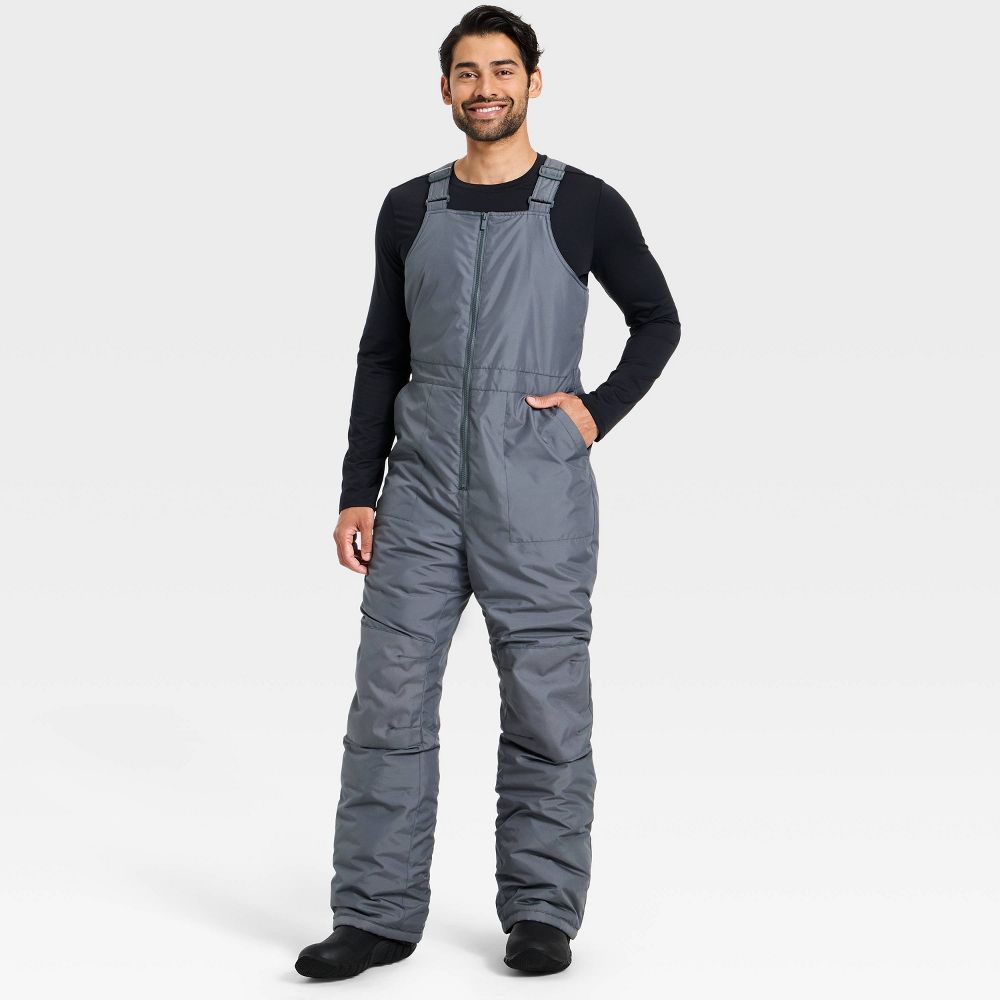 New - Men's Snow Bib Pants - All In Motion™ Gray M