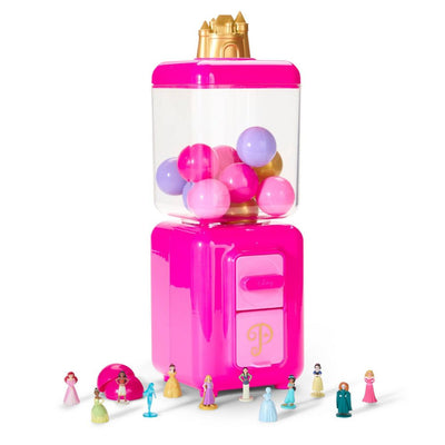 New - FAO Schwarz Disney Princess Toy Vending Machine Throwback Play Market Stand - 13pk
