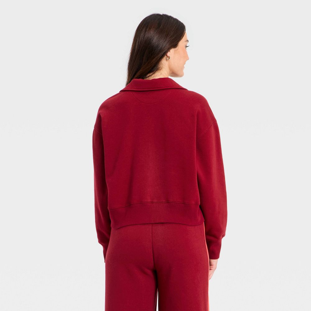 New - Women's Pullover Sweatshirt - Universal Thread™ Maroon M
