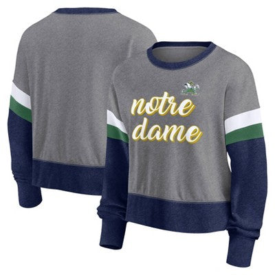 New - Montana State Bobcats Women's Pullover Sweatshirts Lightweight French Terry Notre Dame Fighting IrishBullseye Deals