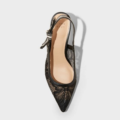 New - Women's Milan Slingback Kitten Pumps - A New Day A New DayBullseye Deals