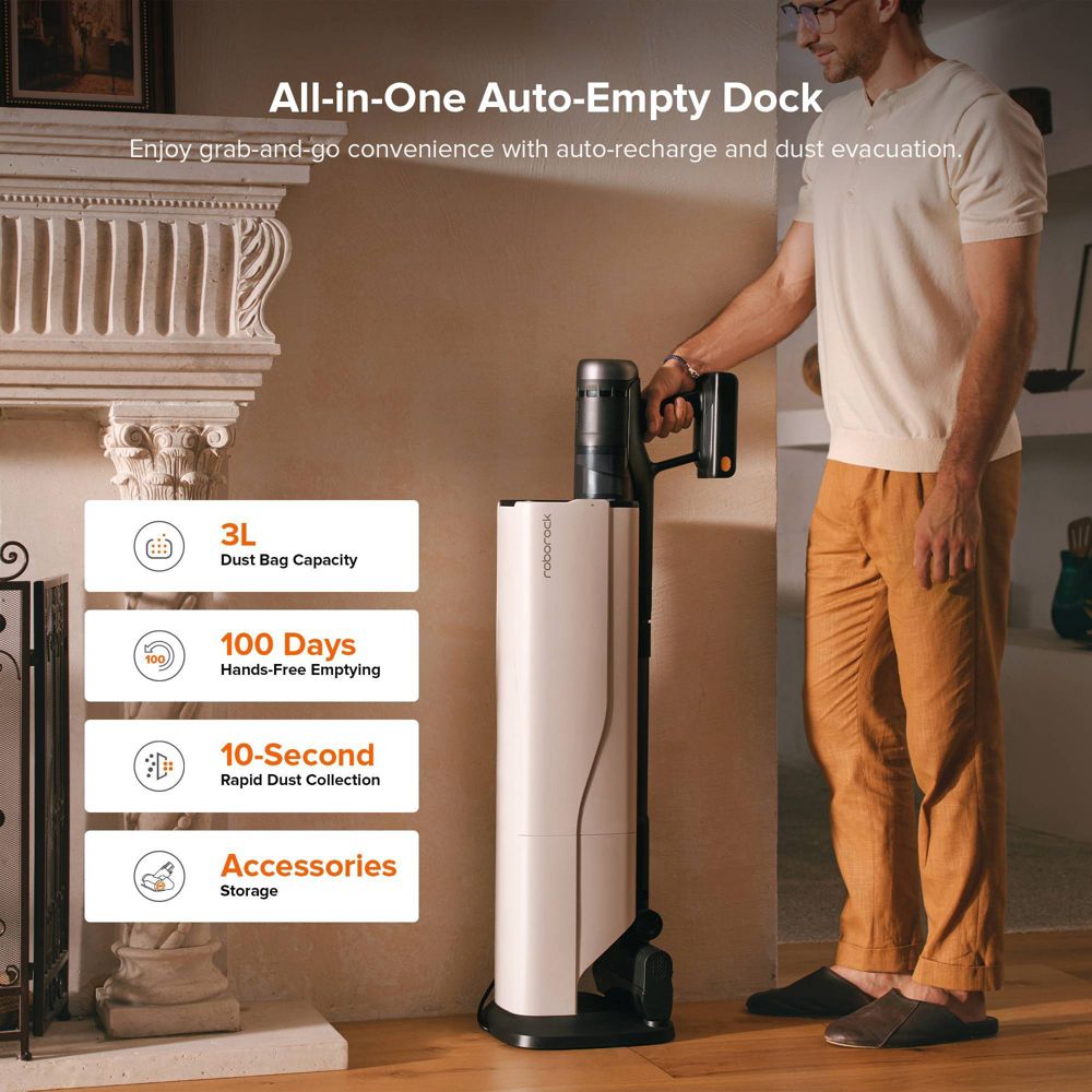 Open Box - Roborock H60 Hub Ultra Stick Vacuum