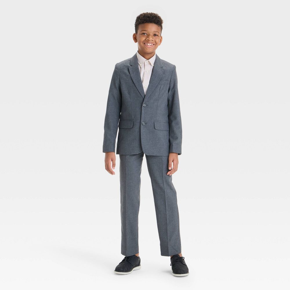 New - Boys' Suit Jacket - Cat & Jack™ Gray 14