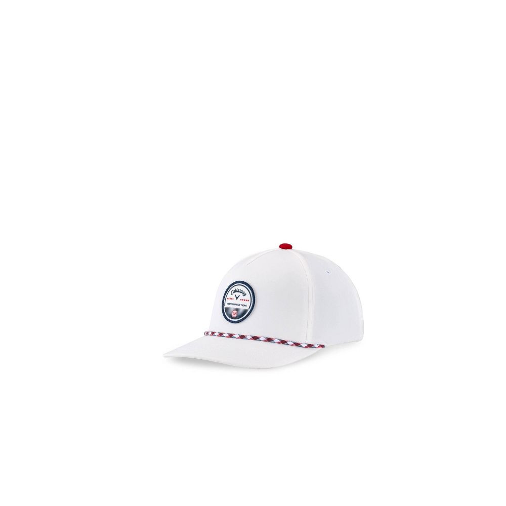New - Callaway Bogey Free Hat - White/Red/Navy
