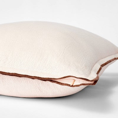 New - Oversized Linen Square Throw Pillow - Threshold designed with Studio McGee Threshold designed w/Studio McGeeBullseye Deals