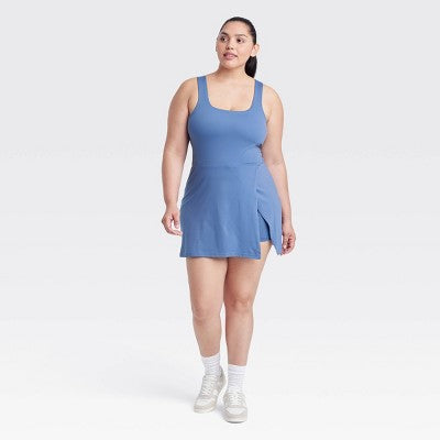 New - Women's Knit Slit Active Dress - All In Motion All In MotionBullseye Deals