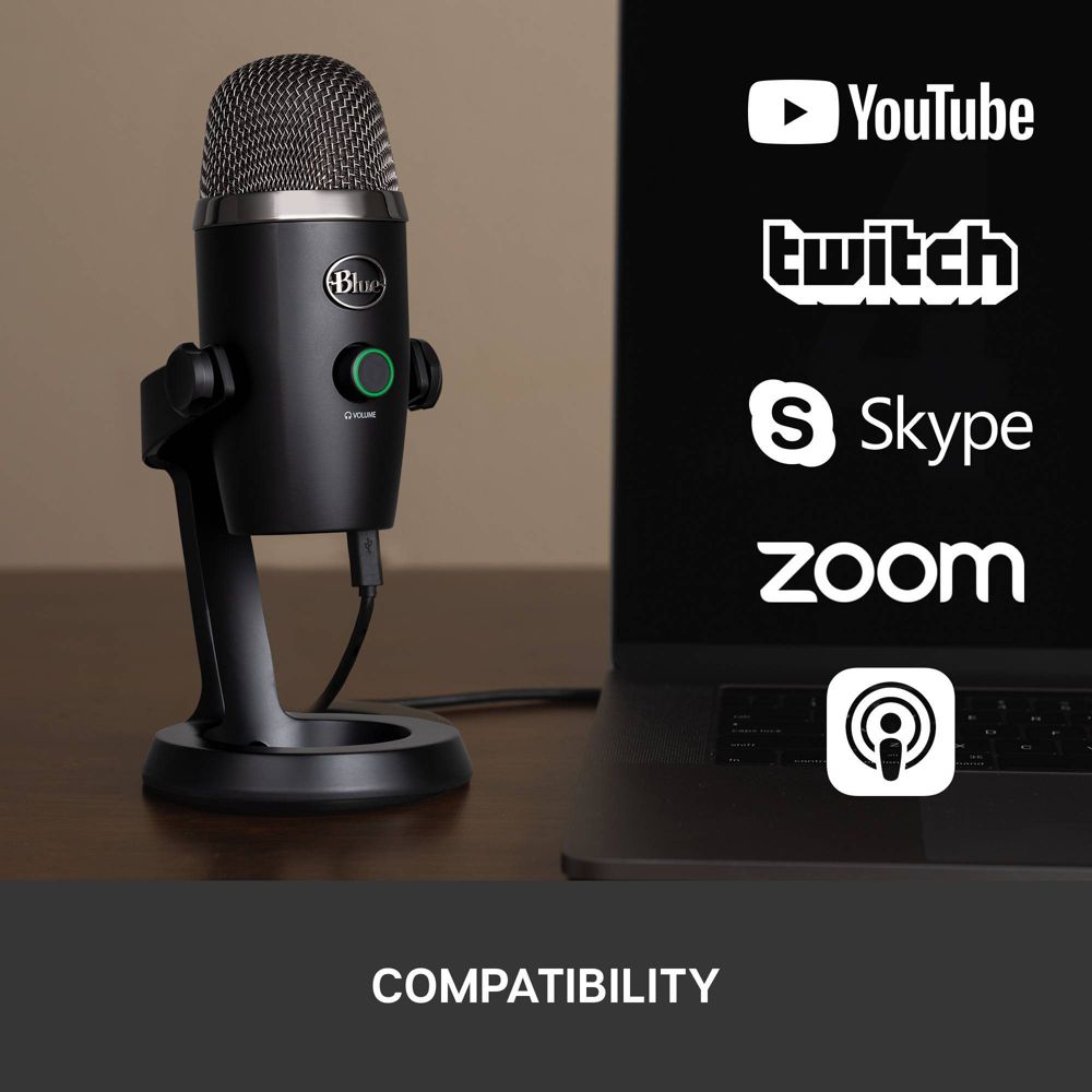Open Box -  BLUE YETI MICROPHONE BLACK 836213001639
