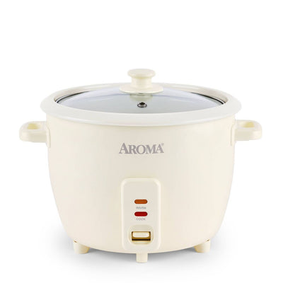 New - Aroma 16 Cup Rice Cooker with Pop Up Steam Tray