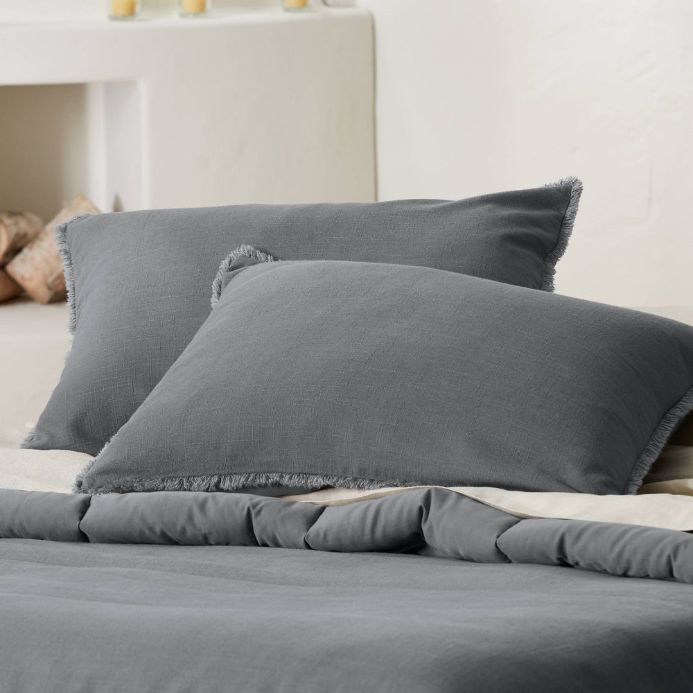 Open Box - Casaluna 1-Piece Pillow Sham Linen-Blend OEKO-TEX Soft Feel CasalunaBullseye Deals