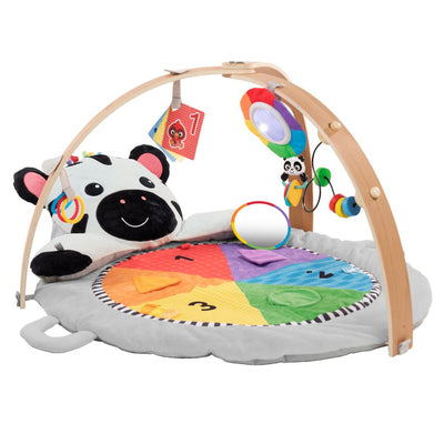 New - Baby Einstein Zen's Activity Milestones Plush Gym Playmat
