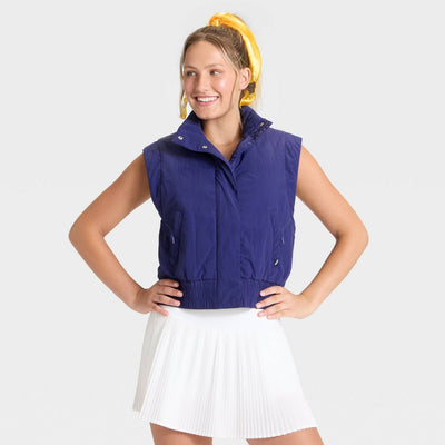Open Box - Women's Game Day Vest - JoyLab™ Navy Blue S