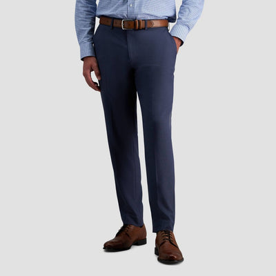 New - Haggar H26 Men's Stretch Slim Fit Pants - Blue 36x32