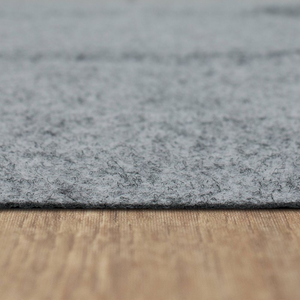 New - Karastan 5'x8' All Purpose Rug Pad Gray: Skid-Resistant Rectangle Carpet Pad, Latex Backing, 96"x60"