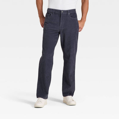 New - Men's Straight Fit Corduroy 5-Pocket Pants - Goodfellow & Co™ Lilac Purple 32x30