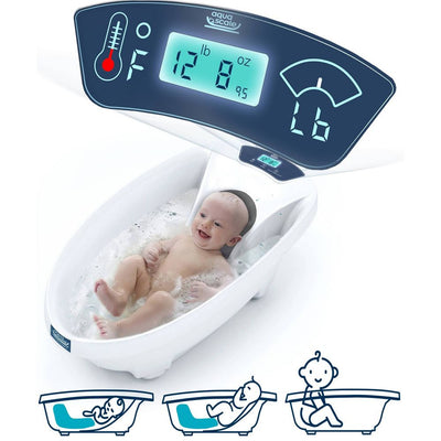 New - Baby Patent Aqua Scale 3-in-1 Digital Scale Water Thermometer and Infant Tub