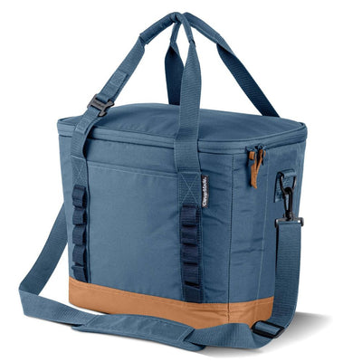 New - CleverMade Collapsible Tahoe 30 Cans Soft Sided Cooler - Ocean: Water-Resistant with Adjustable Straps