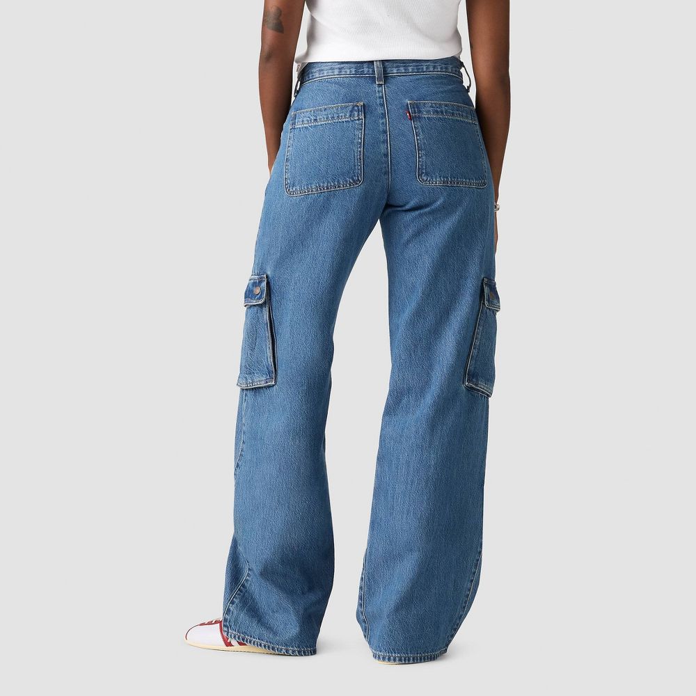 New - Levi's® Women's Superlow Loose Jeans - All Over Blue 24