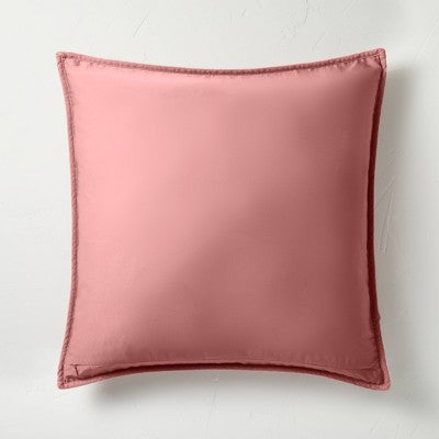 New - Casaluna Pillow Sham Linen-Blend OEKO-TEX Minimalist CasalunaBullseye Deals