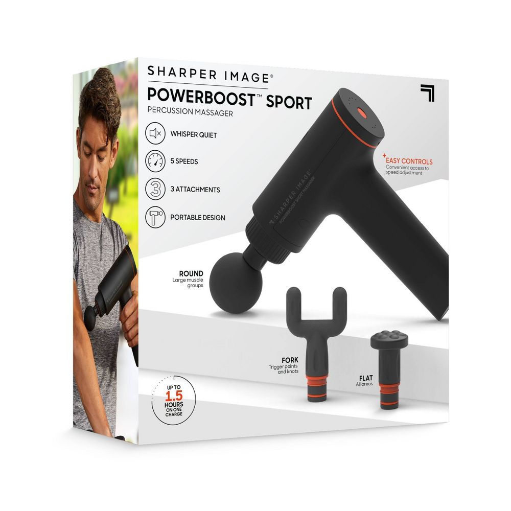 Open Box - Sharper Image Powerboost Deep Tissue Body Massager