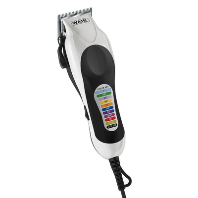 New - Wahl Color Pro Plus Corded Electric Hair Clipper Set with Color Coded Attachment Guards