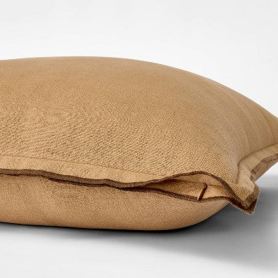 New - Oversized Linen Square Throw Pillow - Threshold designed with Studio McGee Threshold designed w/Studio McGeeBullseye Deals