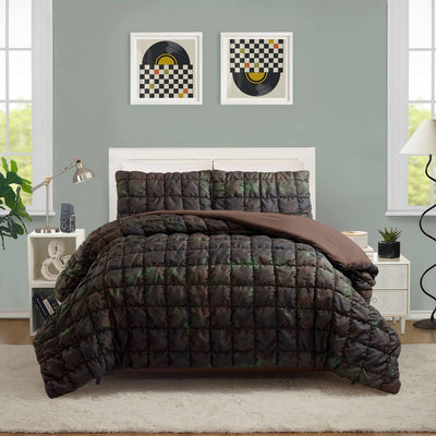 New - Seek Full/Queen Puffer Square Comforter